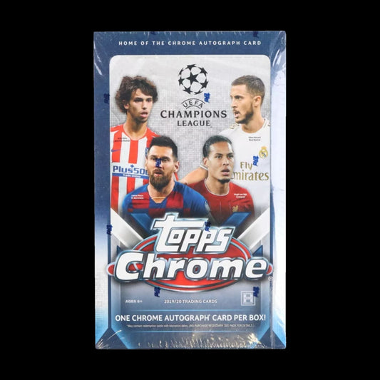 2019-20 Topps UEFA Champions League Chrome Soccer Hobby Box - alternate view