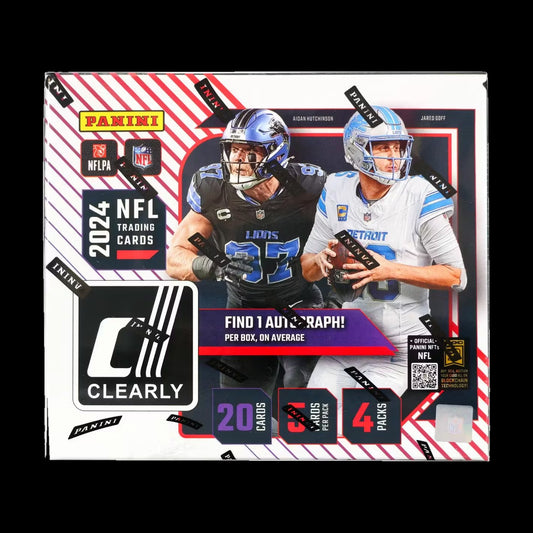 2024 Panini Clearly Donruss Football Hobby Box - alternate view