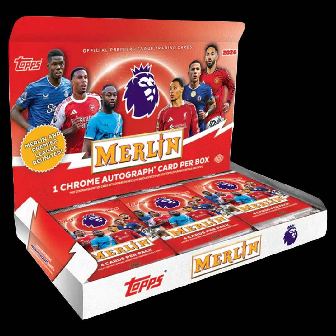 2025-26 Topps Merlin Premier League EPL Soccer Hobby Pack