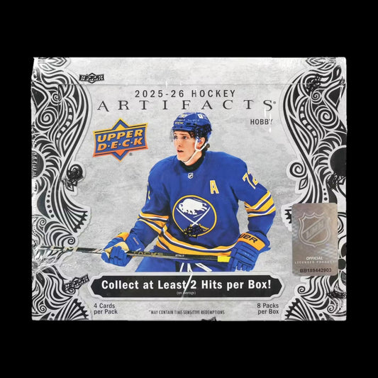 2025-26 Upper Deck Artifacts Hockey Hobby Box - alternate view