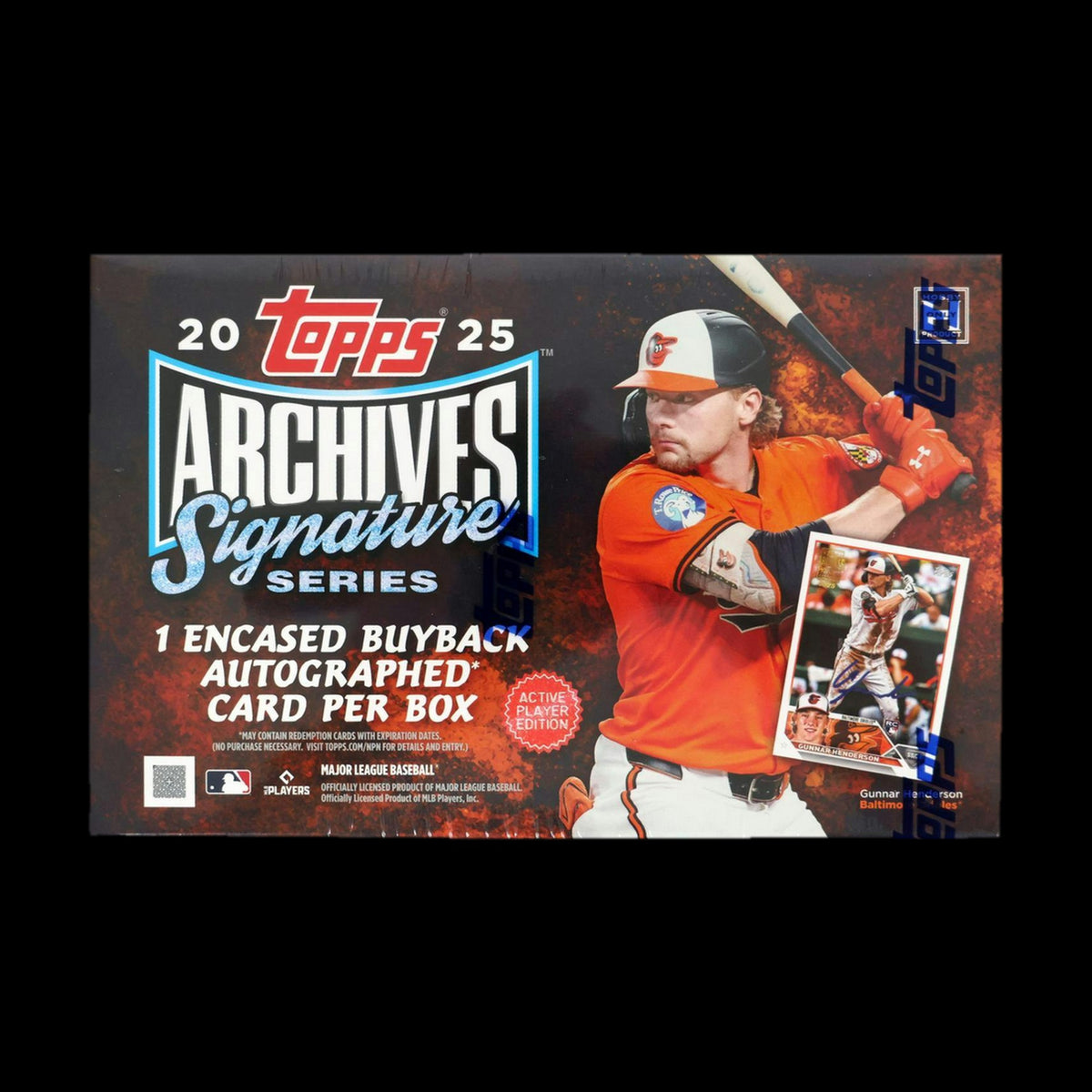 2025 Topps Archives Signature Series Active Player Baseball Hobby Box - alternate view