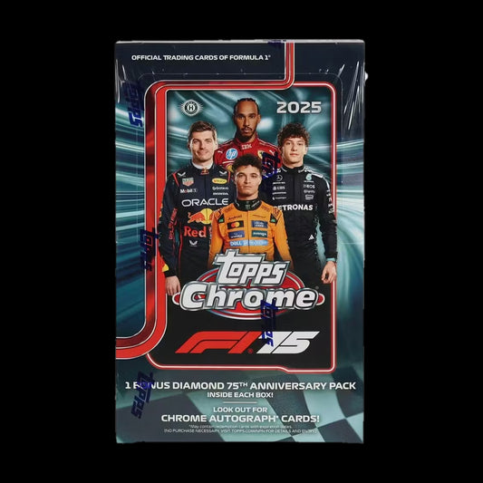 2025 Topps Chrome Formula 1 Racing Hobby Box - alternate view