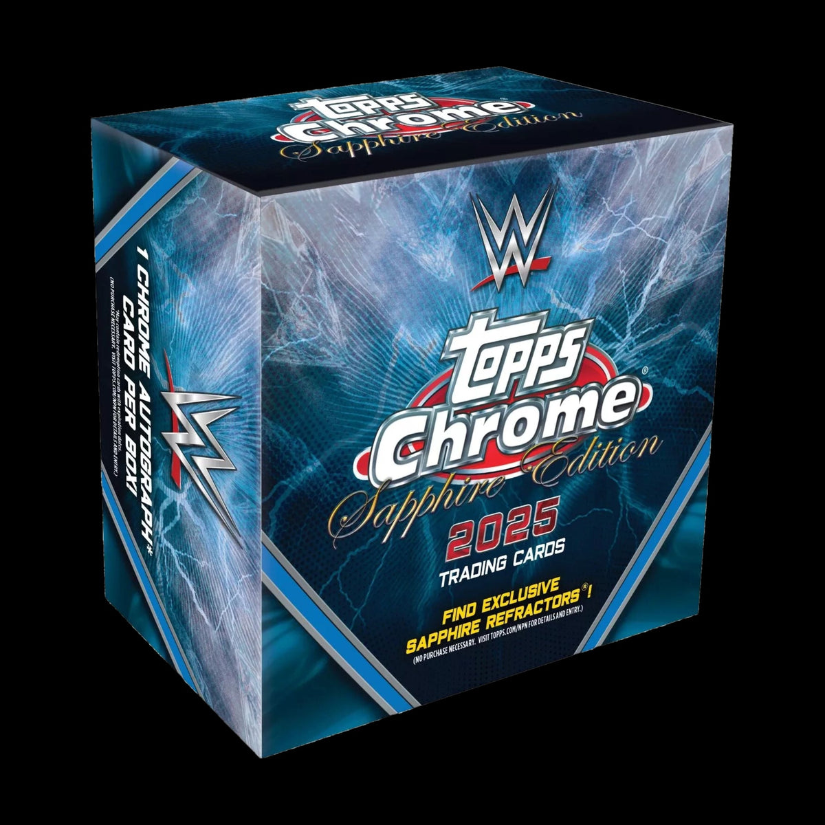 2025 Topps Chrome WWE Wrestling Sapphire Edition Box - alternate view