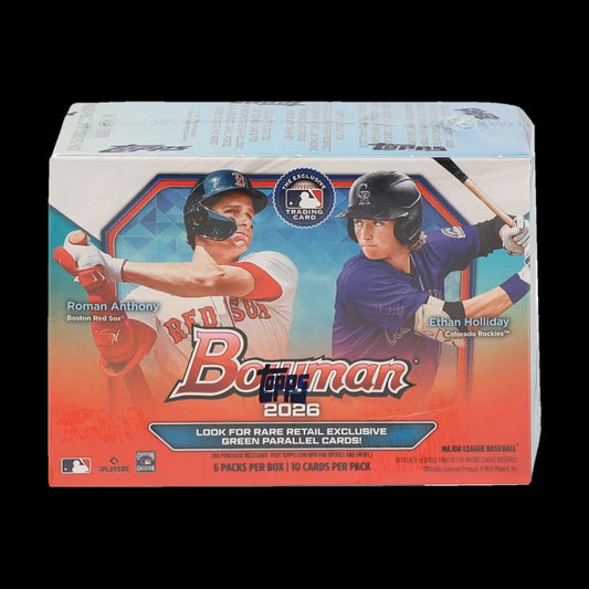 2026 Bowman Baseball Blaster Box (Green Parallels) - alternate view