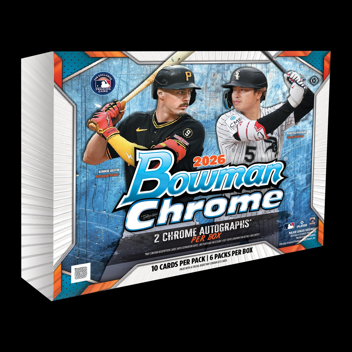 2026 Bowman Chrome Baseball Hobby Box - sealed box front