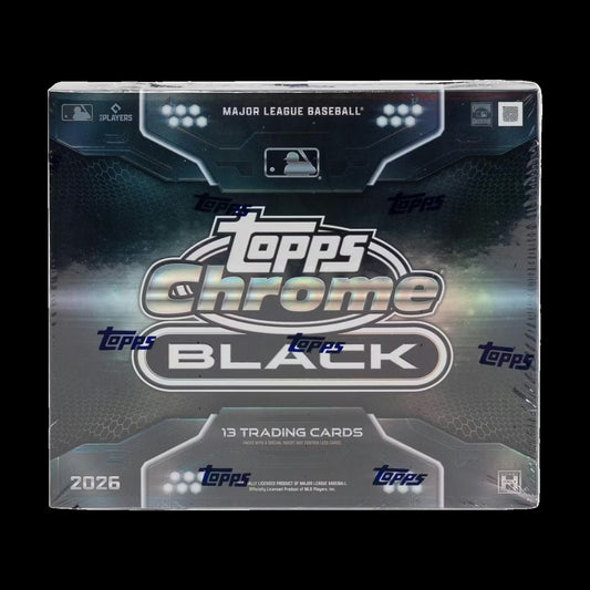 2026 Topps Chrome Black Baseball Hobby Box - alternate view