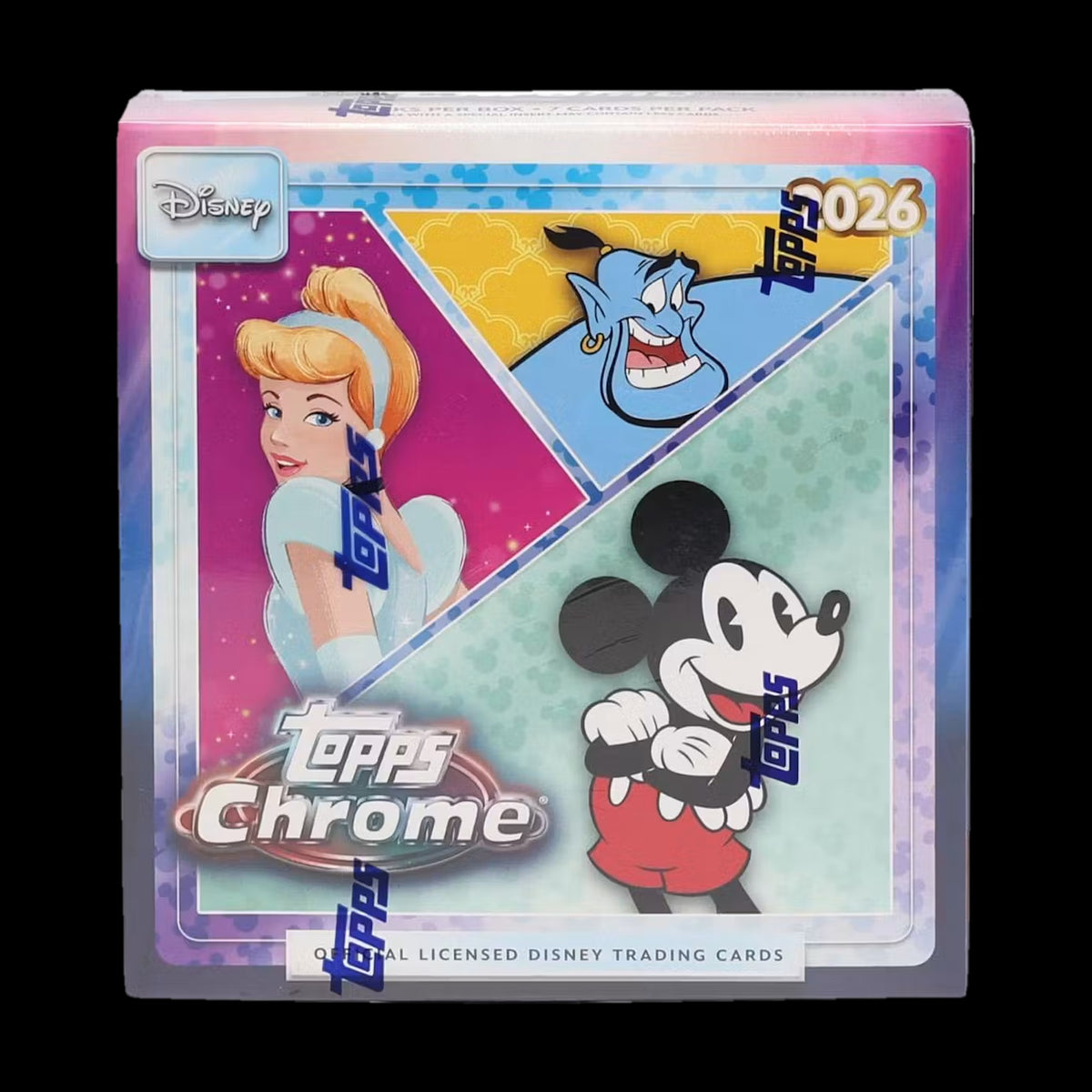 2026 Topps Chrome Disney Mega Box - alternate view
