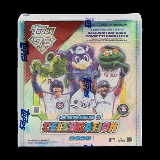 2026 Topps Series 1 Baseball Celebration Mega Box - alternate view