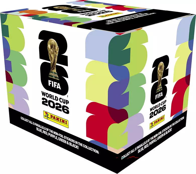 2026 World Cup Soccer Stickers 50ct Box