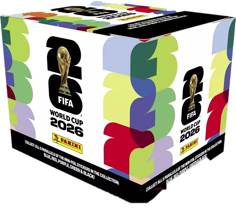 2026 World Cup Soccer Stickers 50ct Box