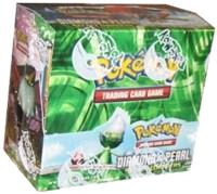 A factory-sealed Pokemon Secret Wonders booster box from the Diamond and Pearl series.