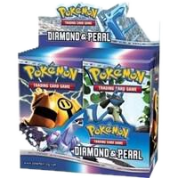 A sealed Pokemon Diamond and Pearl booster box featuring Electivire and Lucario on the packaging.