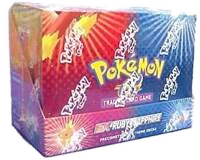A factory-sealed Pokemon Ruby and Sapphire trading card game booster box.