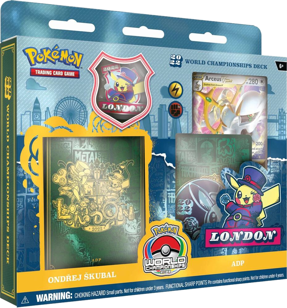 The 2022 Pokemon World Championship deck featuring Ondrej Skubal's ADP strategy.