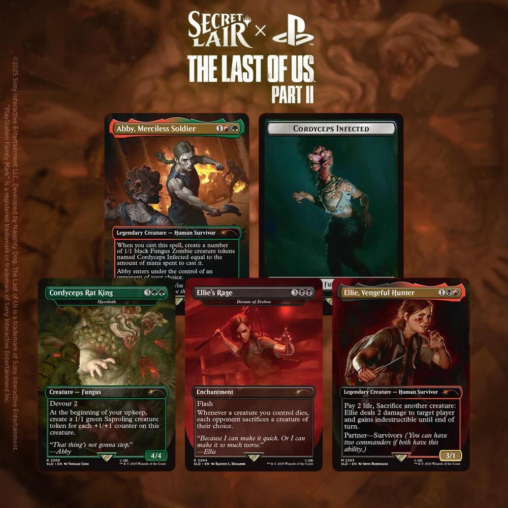 MTG: Secret Lair x The Last of Us Part II - Non-Foil Edition