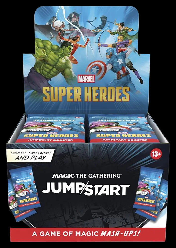 Magic The Gathering: Marvel Super Heroes Jumpstart Booster Display