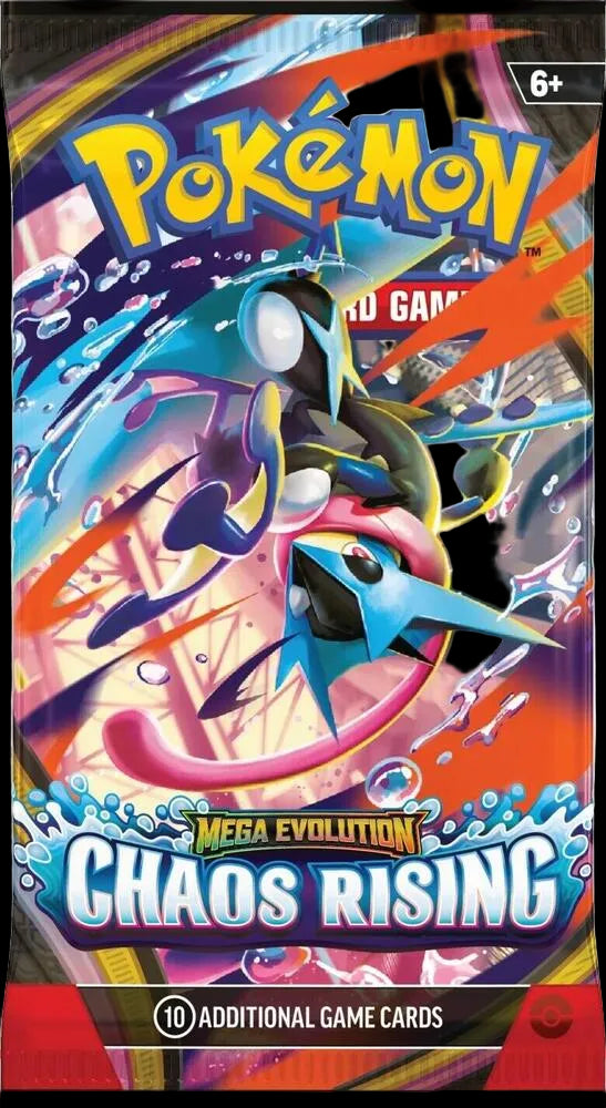 pokemon rare booster packs Mega Evolution Chaos Rising Pack But Mega Zeraora ex fights back with thunderous strikes of lightning Pokemon Mega Evolution Chaos Rising