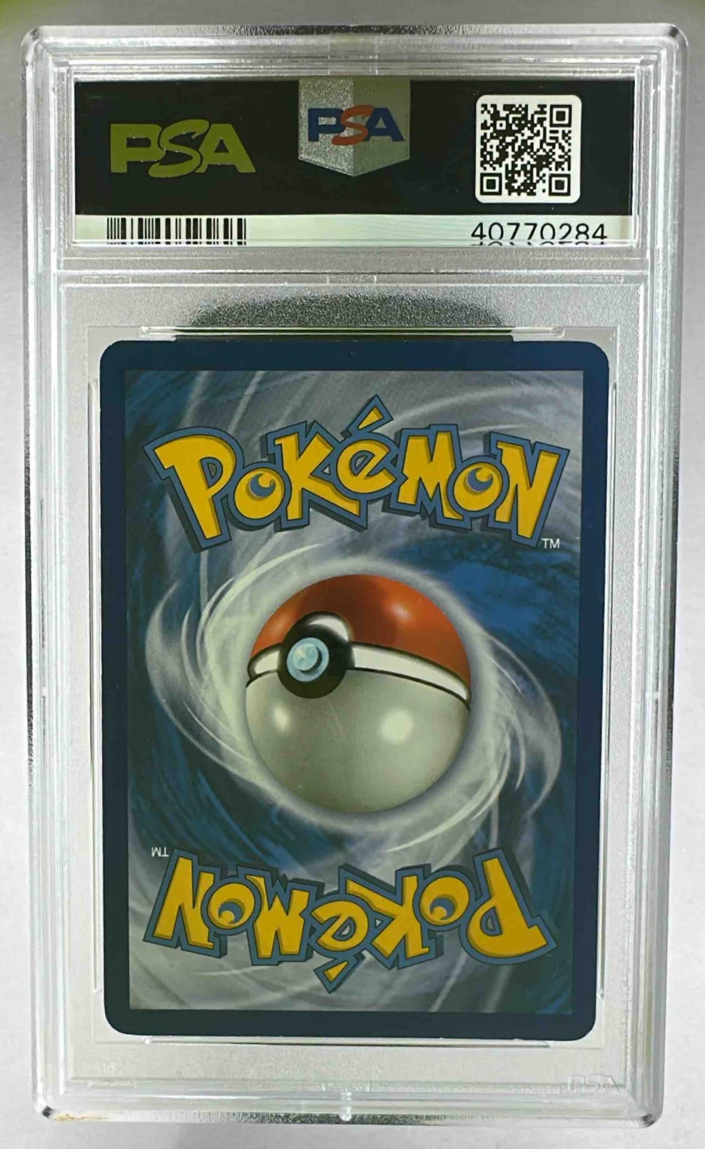 A PSA 9 graded 2012 Pokemon Boundaries Crossed Cresselia holo card in a protective slab.