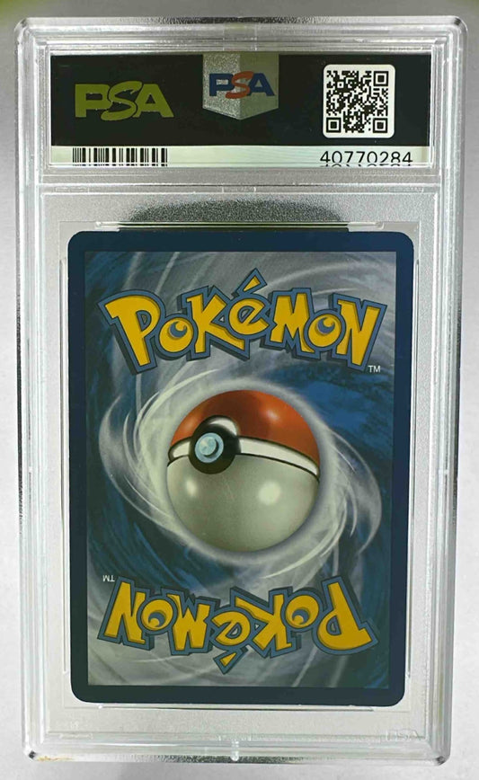 A PSA 9 graded 2012 Pokemon Boundaries Crossed Cresselia holo card in a protective slab.