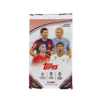 2023/24 Topps UEFA Club Competitions Soccer Blaster Pack