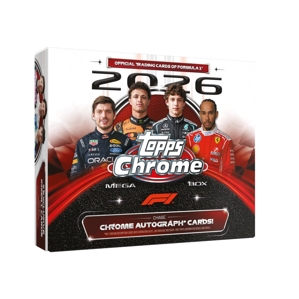 2026 Topps Chrome Formula 1 Racing Mega Box