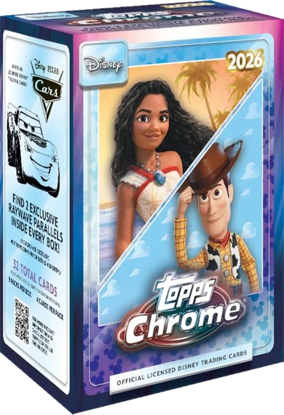 2026 Topps Chrome Disney Value Box