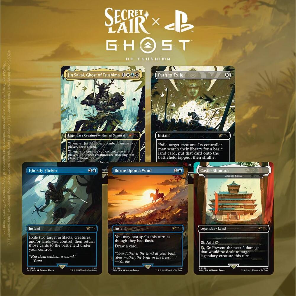 MTG: Secret Lair x Ghost of Tsushima - Non-Foil Edition