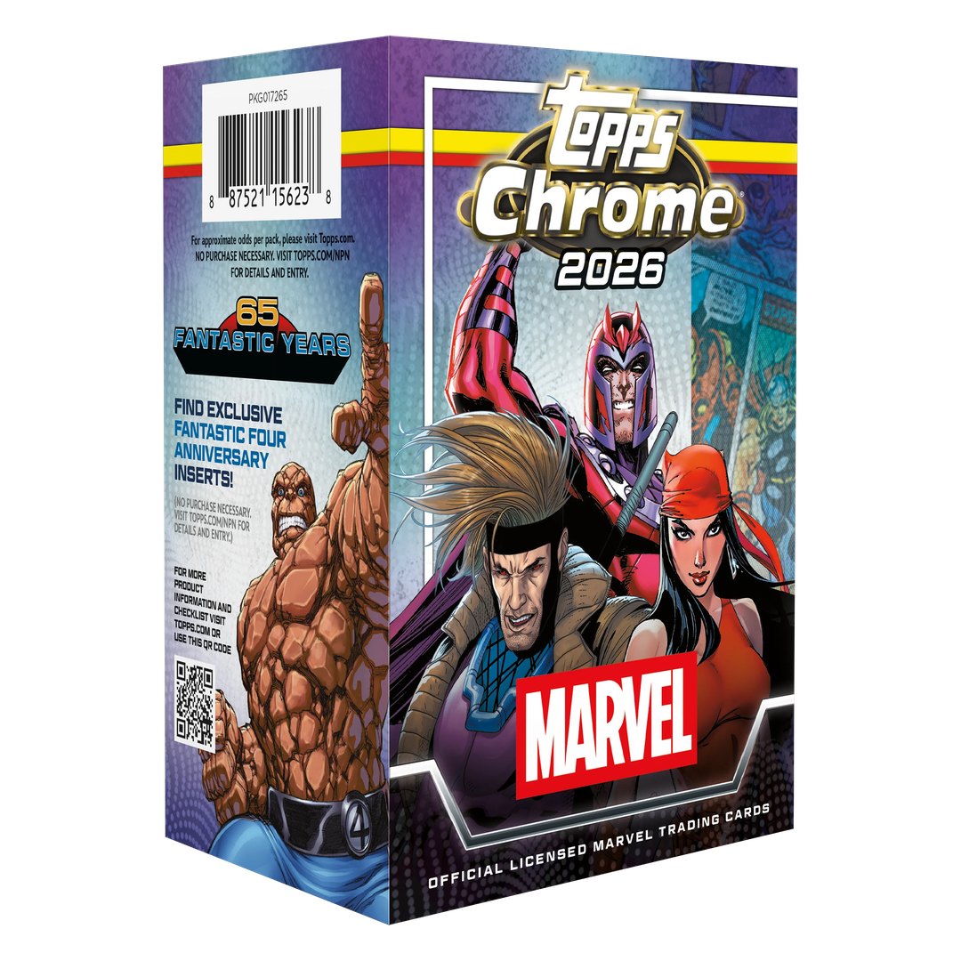 2026 Topps Chrome Marvel Comics Blaster Pack