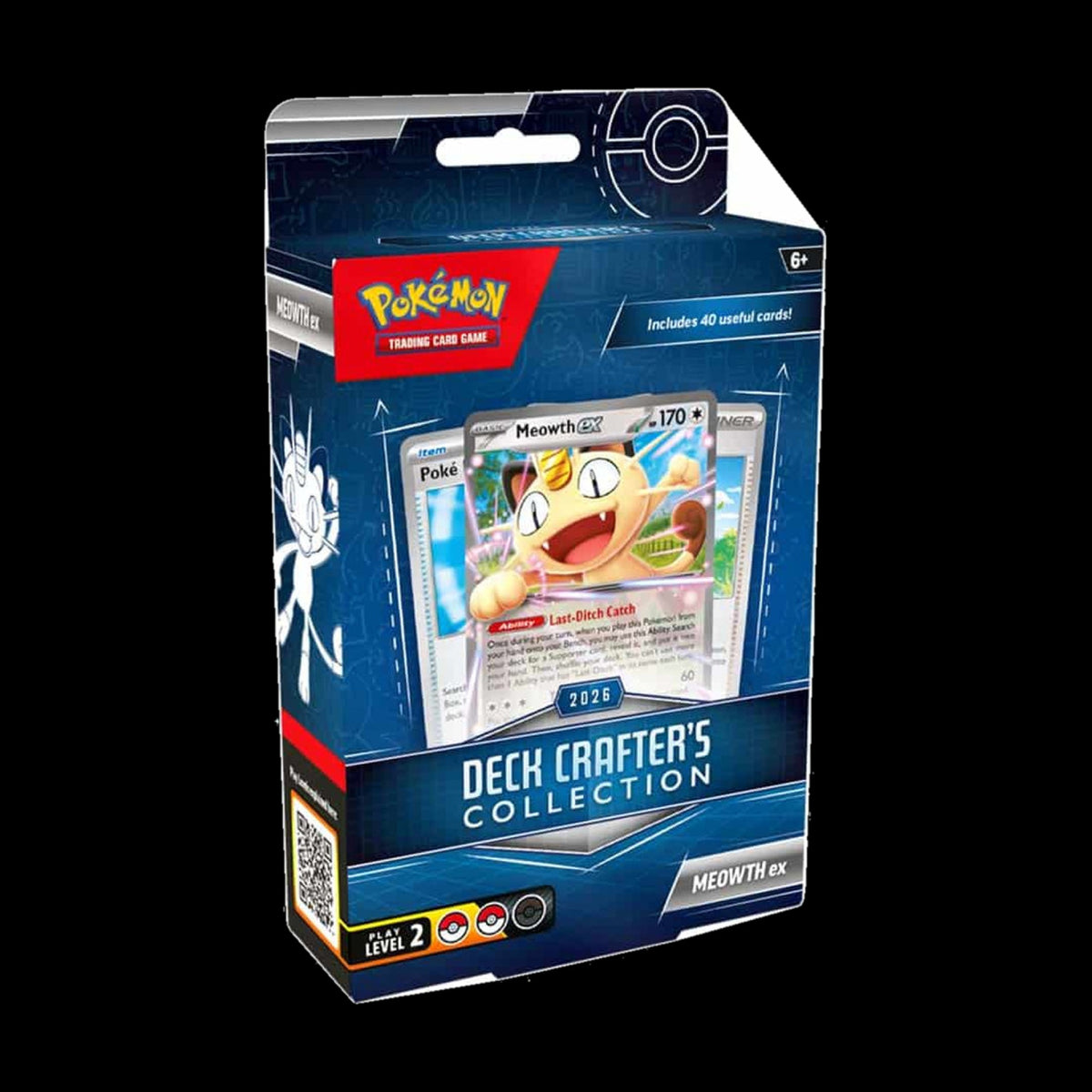 Pokemon Deck Crafter's Collection Meowth ex box angle