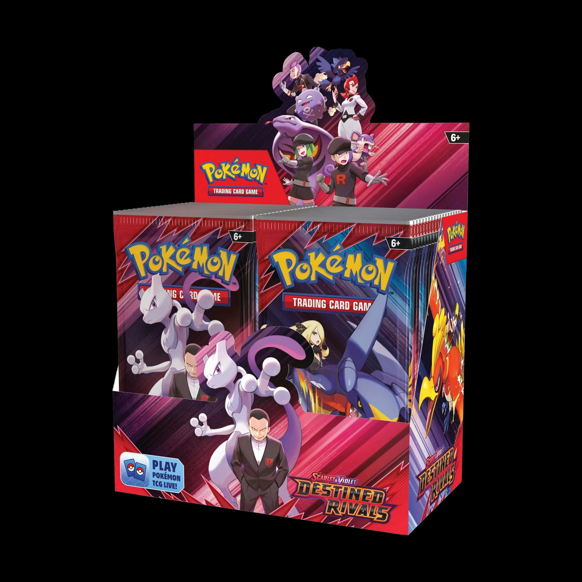 Pokemon Destined Rivals Booster Box (SV10) - alternate view