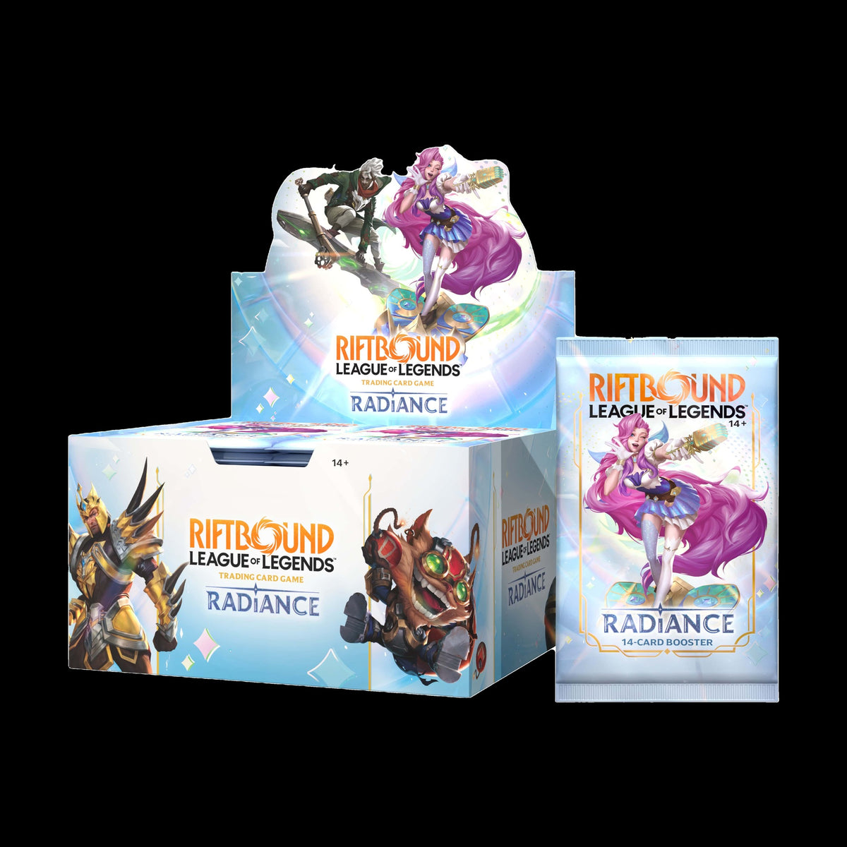 Riftbound Radiance Booster Box with booster pack