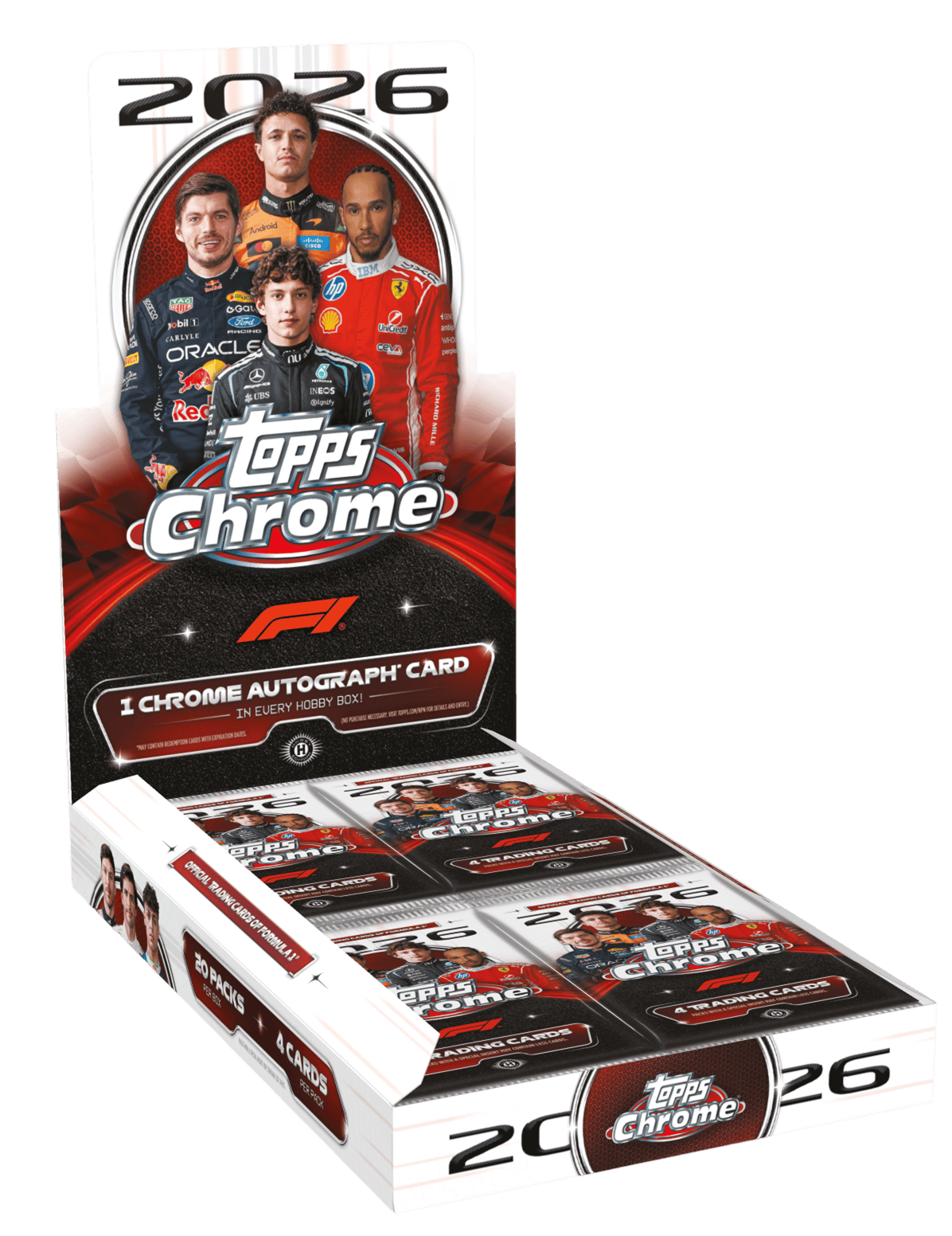 2026 Topps Chrome Formula 1 Racing Hobby Box