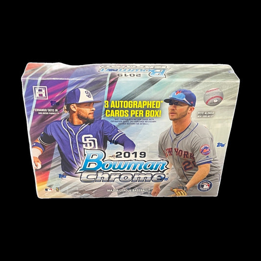 2019 Bowman Chrome Baseball HTA Choice Hobby Box - alternate view