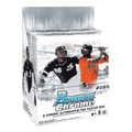 A 2020 Bowman Chrome baseball hobby box featuring Luis Robert and Yordan Alvarez on the front.