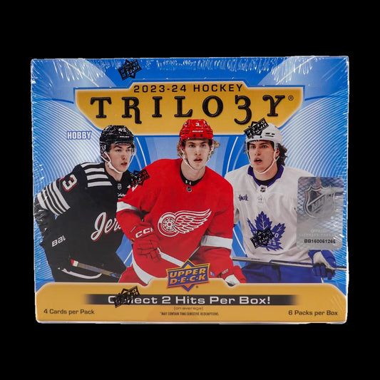 2023-24 Upper Deck Trilogy Hockey Hobby Box - alternate view