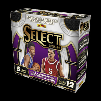 2025-26 Panini Select Basketball Hobby Box - box front