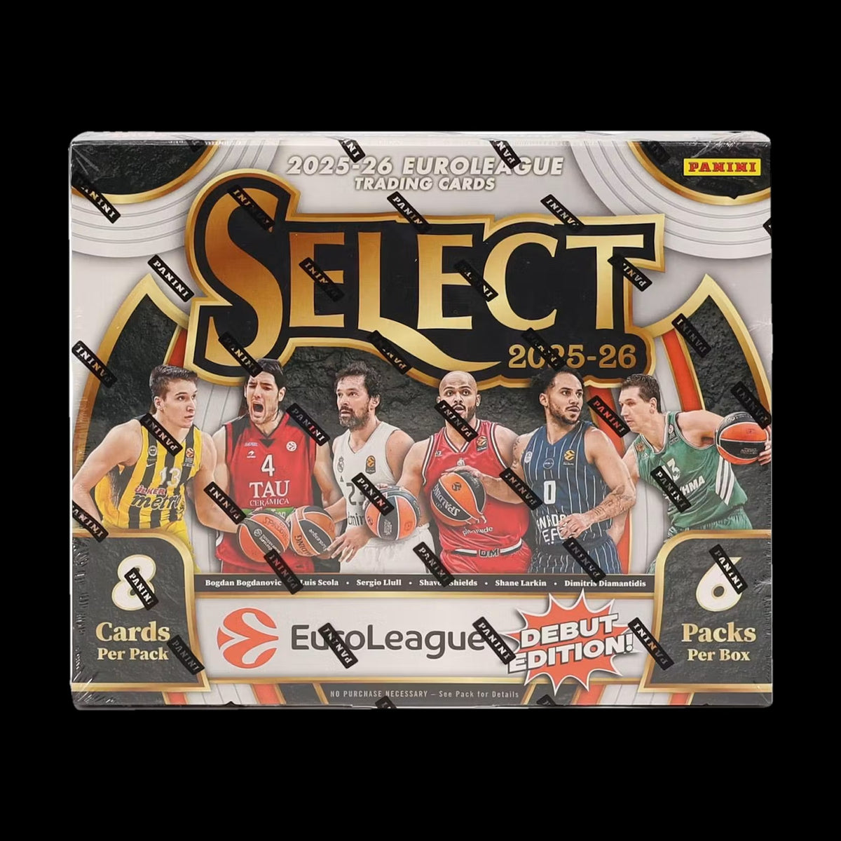 2025-26 Panini Select EuroLeague Basketball Hobby Box - alternate view