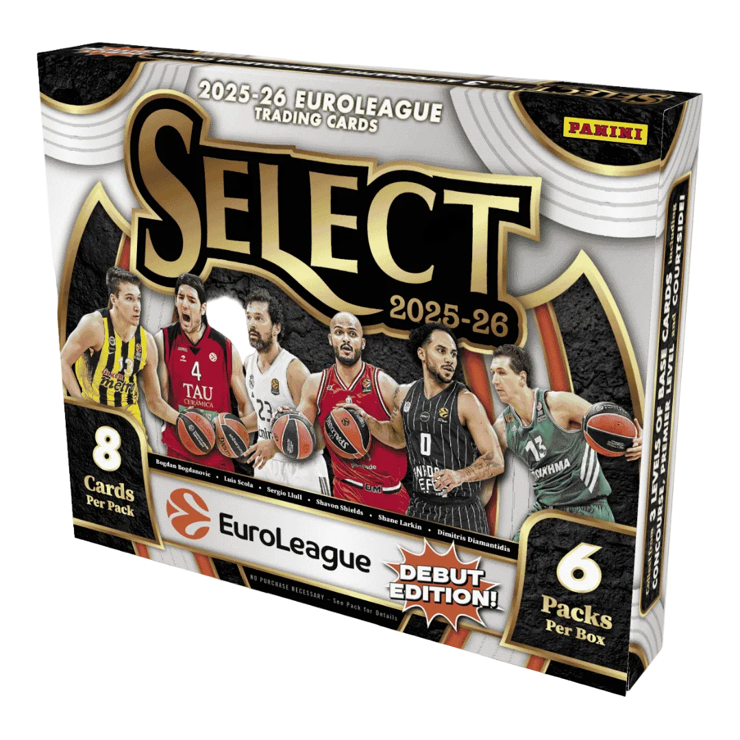 2025-26 Panini Select EuroLeague Basketball Hobby Box