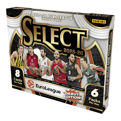 2025-26 Panini Select EuroLeague Basketball Hobby Box - factory sealed