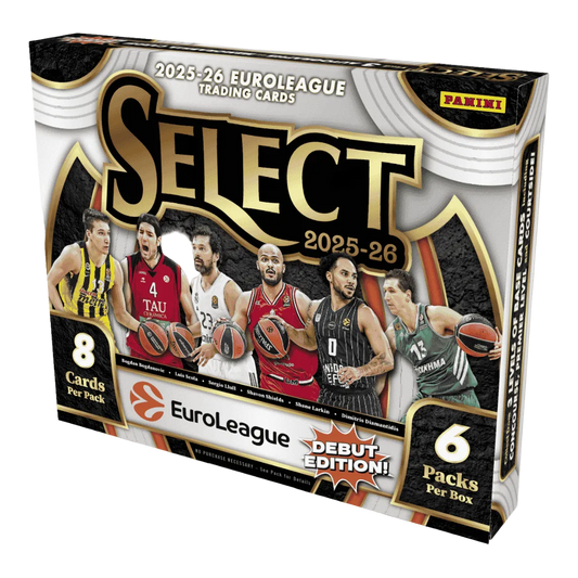 2025-26 Panini Select EuroLeague Basketball Hobby Box