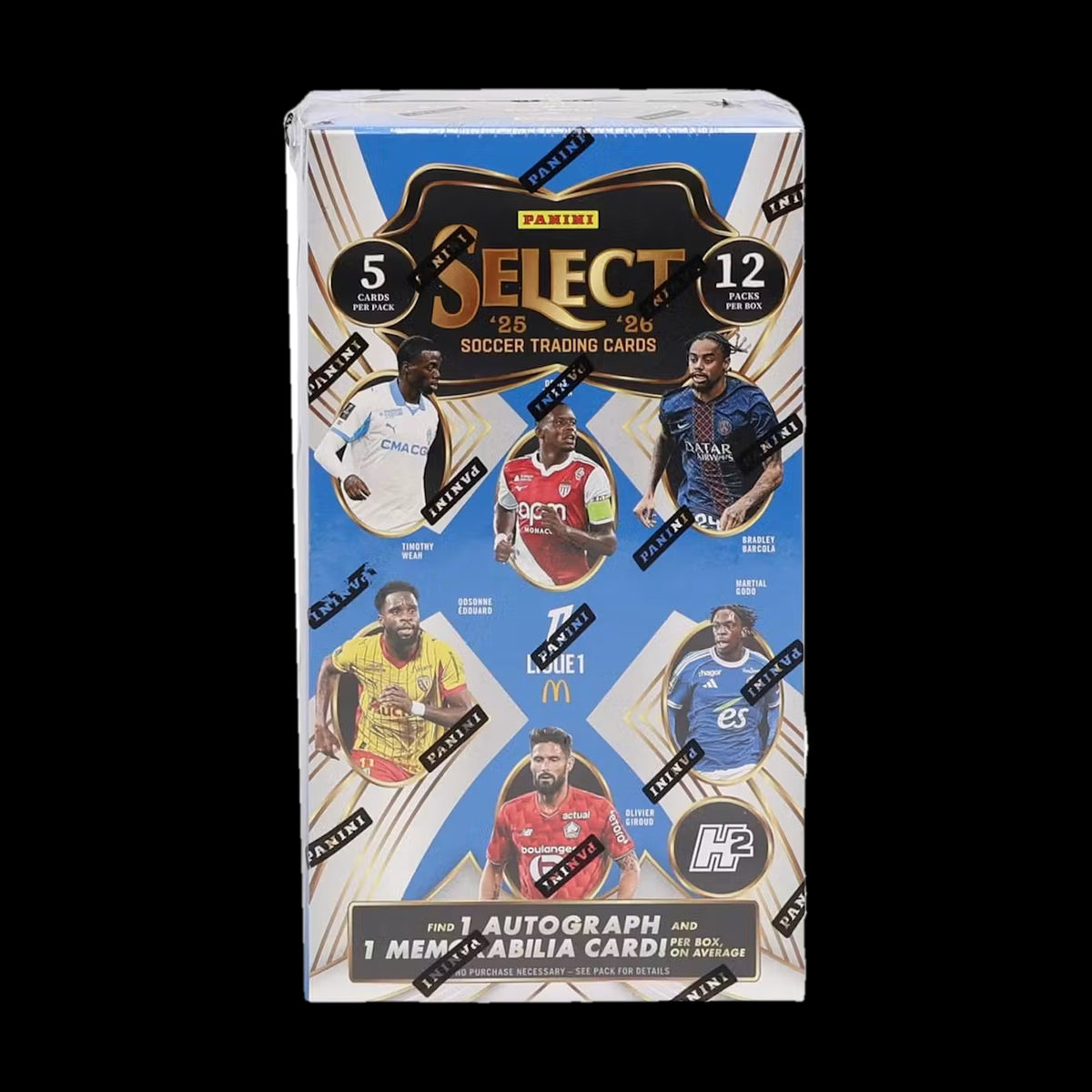 2025-26 Panini Select Ligue 1 Soccer H2 Box - alternate view