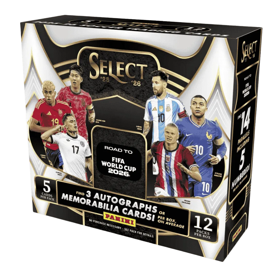 2025-26 Panini Select Road To FIFA World Cup 2026 Soccer Hobby Box