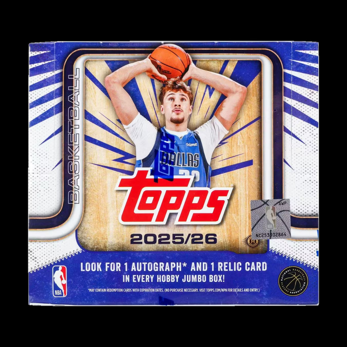 2025-26 Topps Basketball Jumbo Box - alternate view