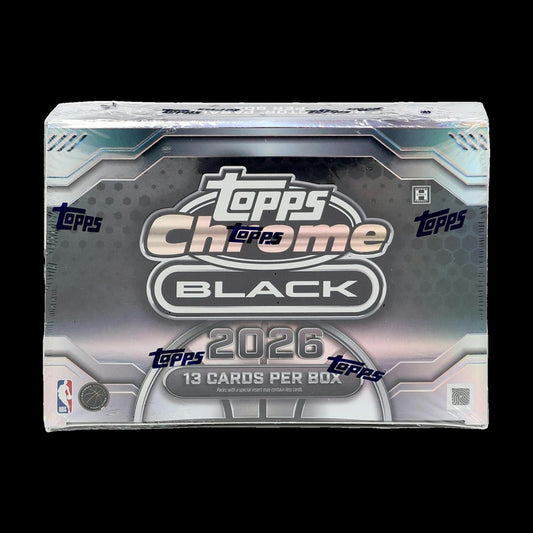 2025-26 Topps Chrome Black Basketball Hobby Box