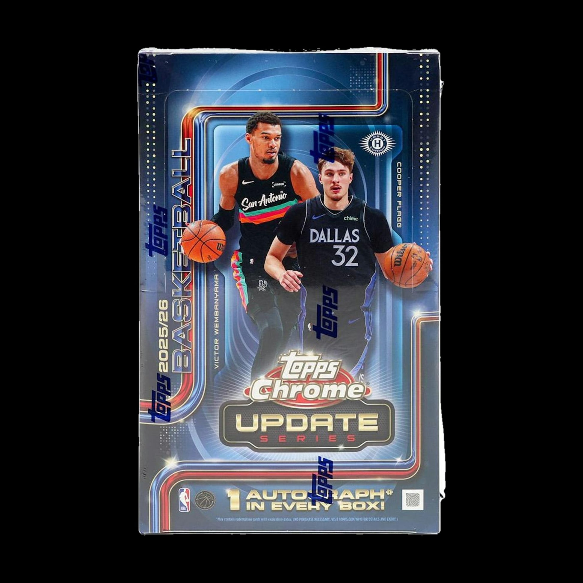 2025-26 Topps Chrome Update Series Basketball Hobby Box