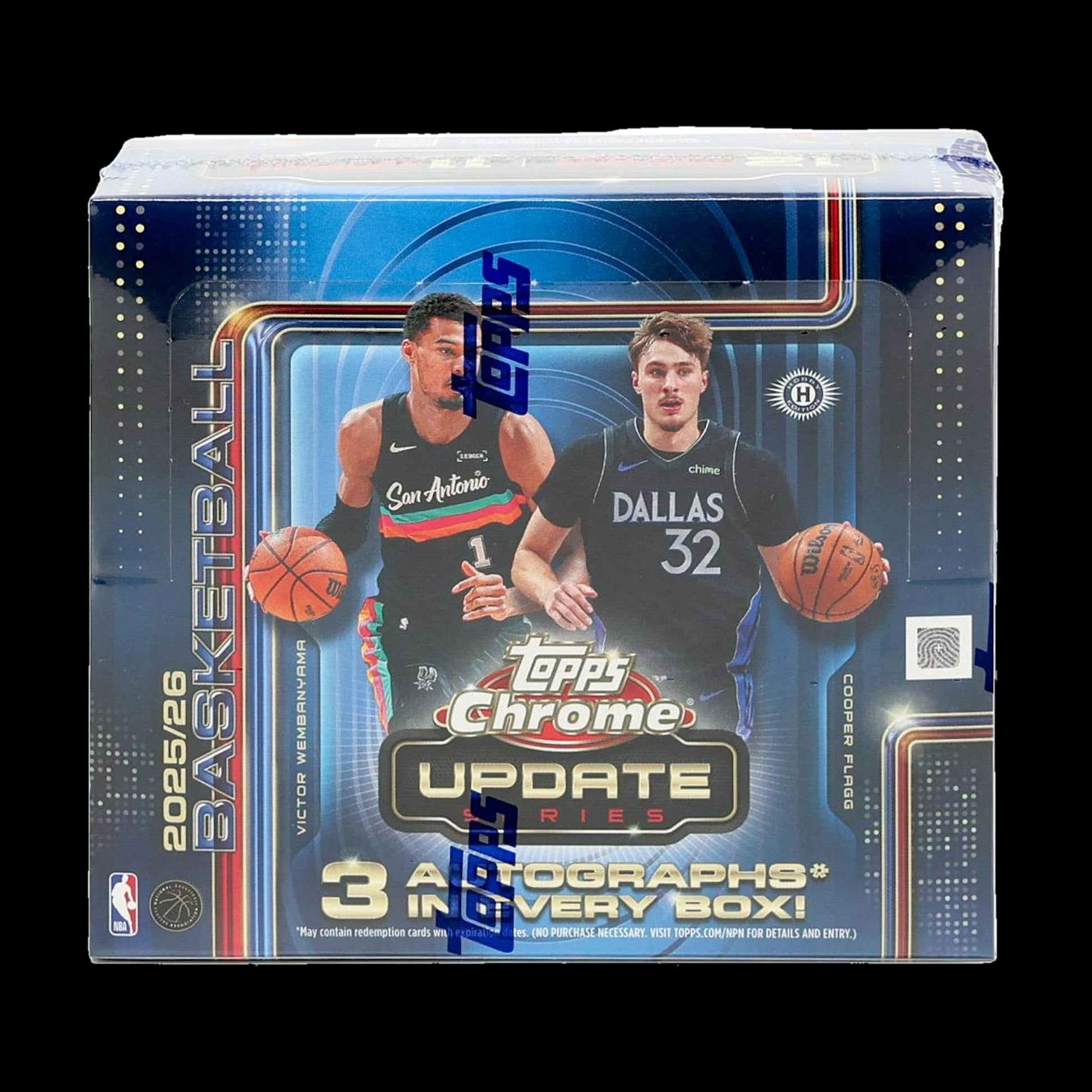 2025-26 Topps Chrome Update Series Basketball Jumbo Box