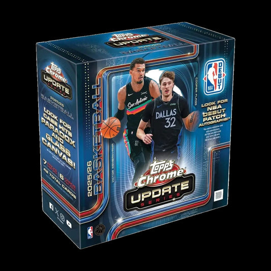 2025-26 Topps Chrome Update Series Basketball Mega Box