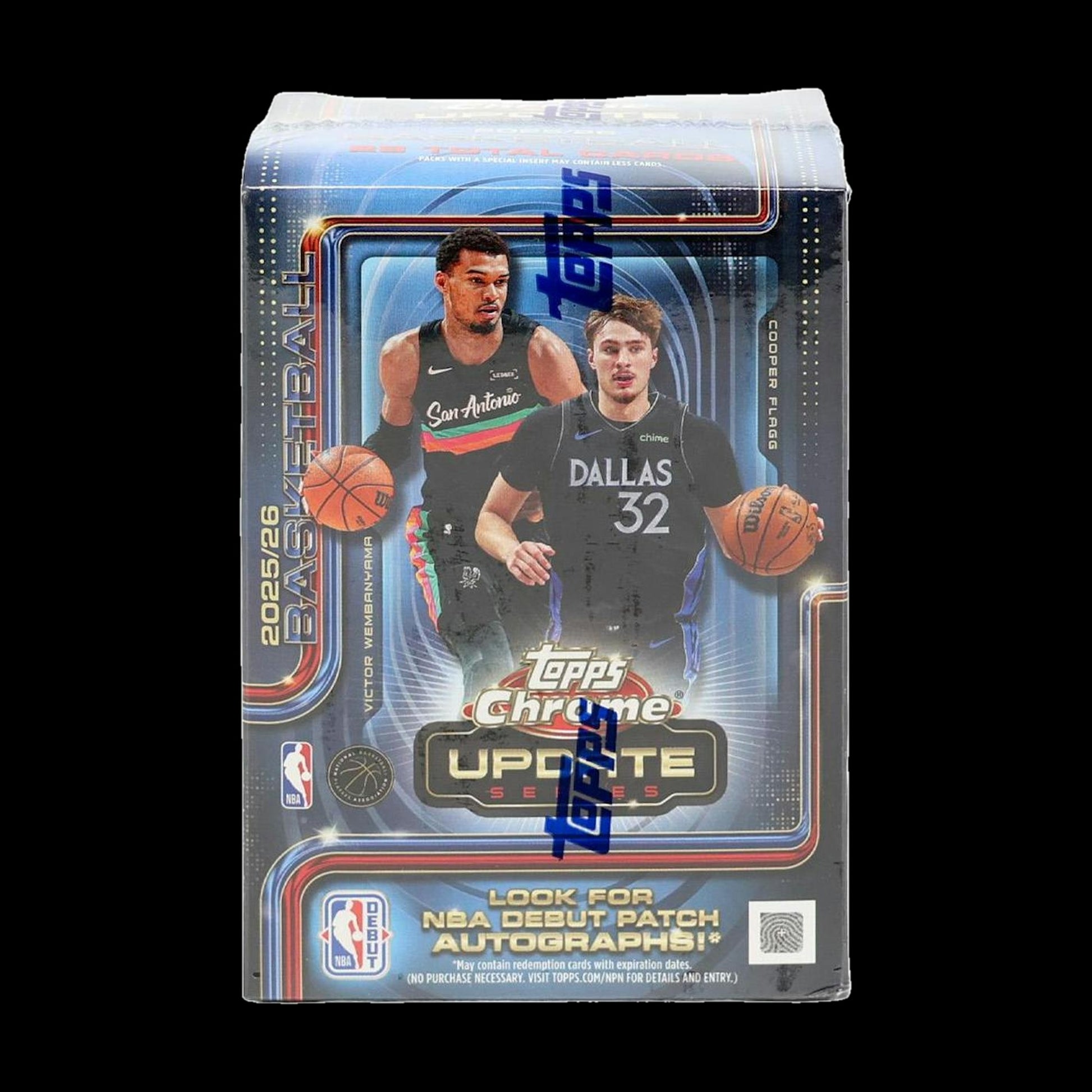 2025-26 Topps Chrome Update Series Basketball Value Box