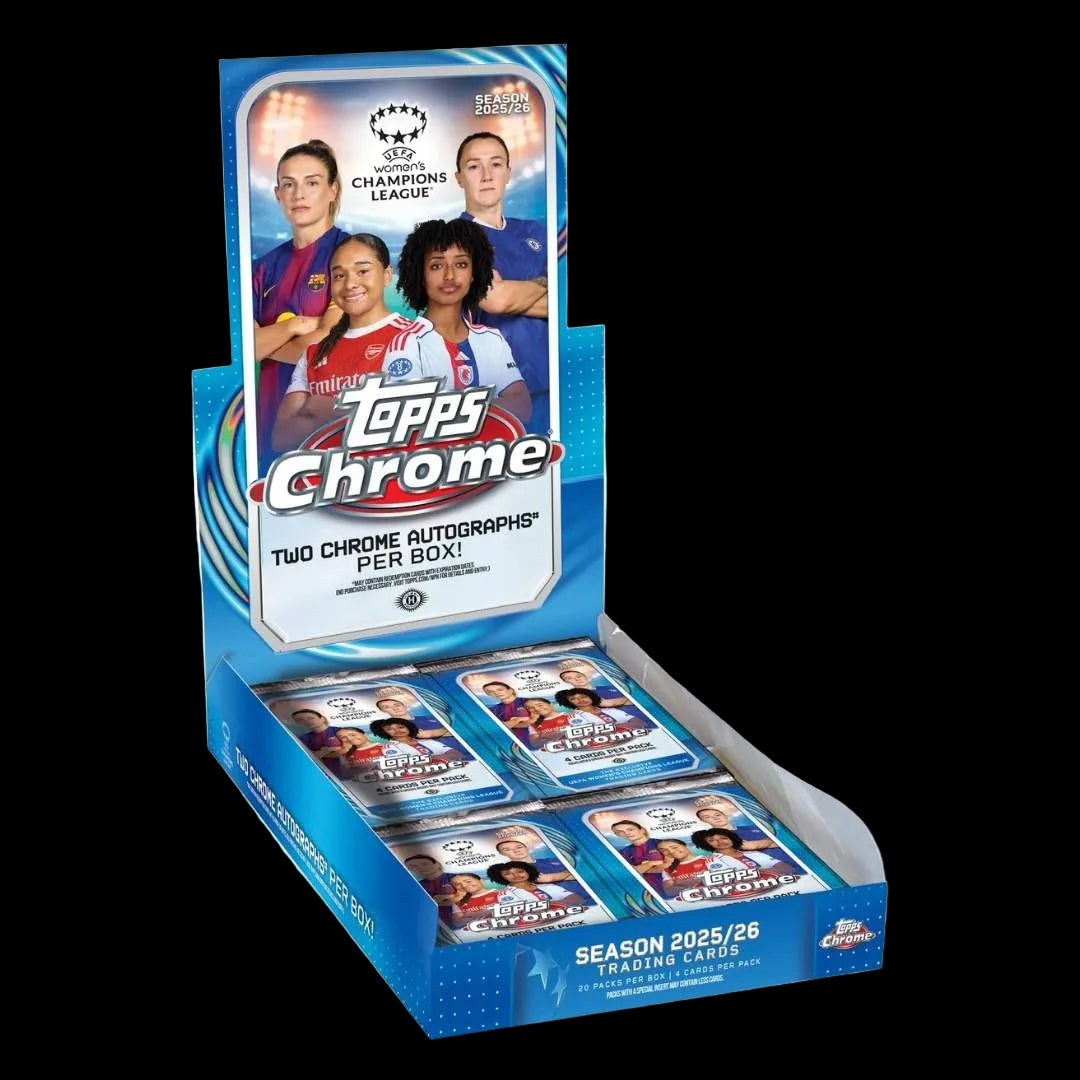2025-26 Topps Chrome Women's UEFA Champions League Soccer Hobby Box
