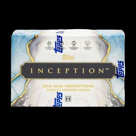 2025-26 Topps Inception UEFA Club Competitions Soccer Hobby Box